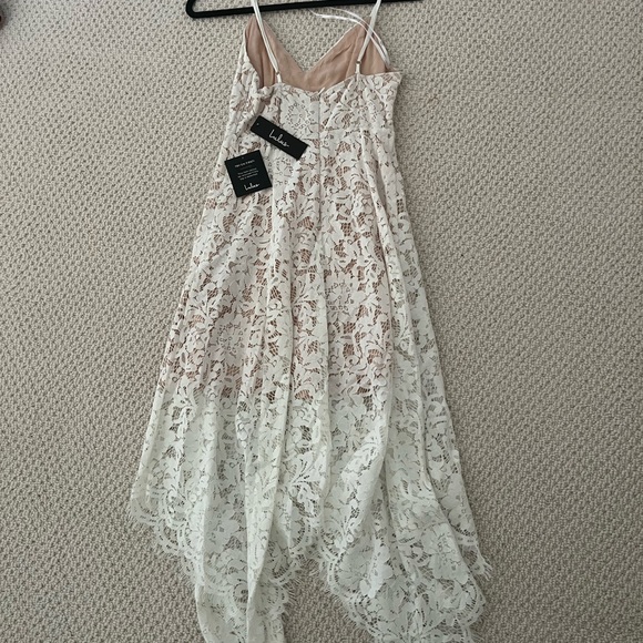 NWT Lulus One Wish White Lace Midi Dress - Picture 5 of 5